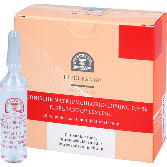 EIFELFANGO Isotonische Natriumchlorid-Lösung 0,9 %  Ampullen 10 ml, 100 ml Solution