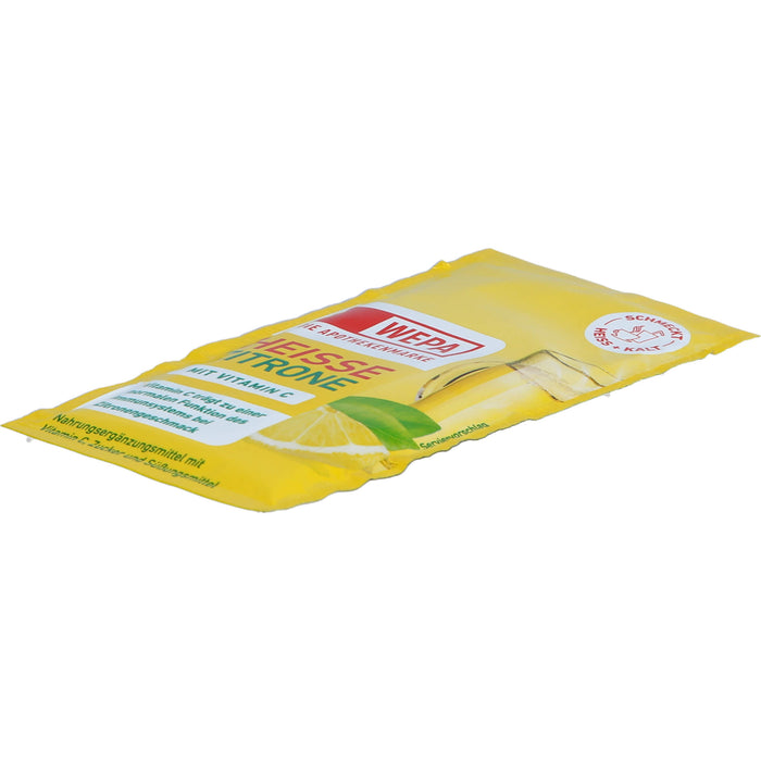 WEPA Heisse Zitrone mit Vitamin C Pulver mit Zitronengeschmack, 10 pcs. Sachets