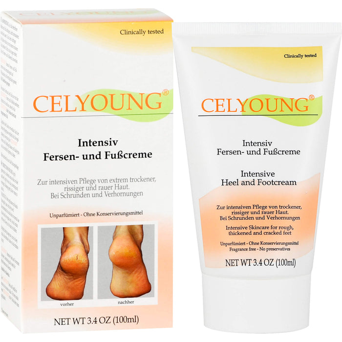 CELYOUNG Intensiv Fersen u. Fußcreme, 100 ml Cream