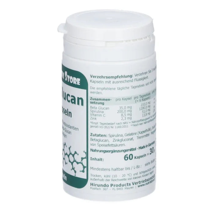 The Nutri Store Beta-Glucan plus Kapseln, 60 St. Kapseln