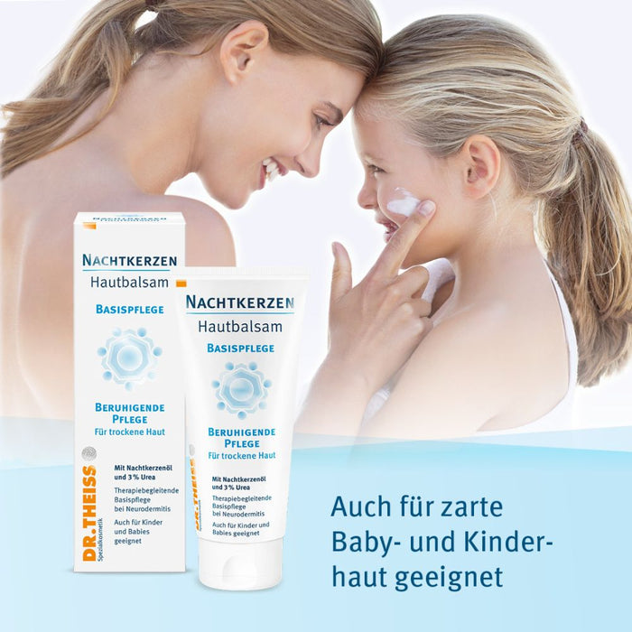 Dr. Theiss Nachtkerzen Hautbalsam beruhigende Pflege für trockene Haut, 100 ml Cream