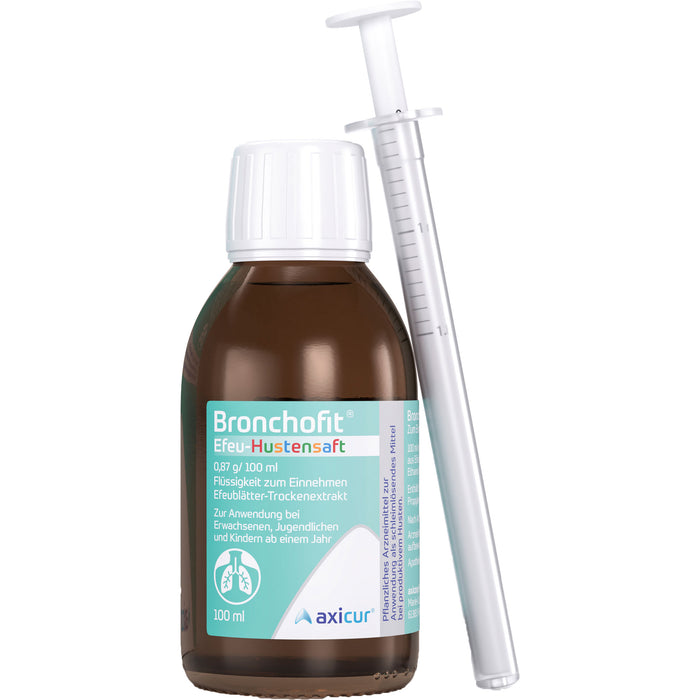 Bronchofit  Efeu-Hustensaft, 0,87 g/100 ml, Flüssigkeit zum Einnehmen, 100 ml Solution