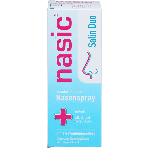 Nasic Salin Duo Nasenspray befreit, pflegt und befeuchtet, 15 ml Lösung