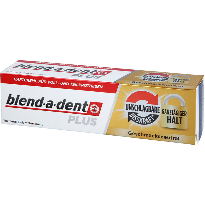 Blend-a-dent plus Haftcreme unschlagbare Bisskraft, 40 pcs. Cream