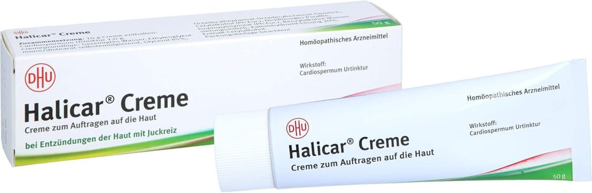 DHU Halicar Creme, bei Entzündungen der Haut mit Juckreiz, 50 g Crème