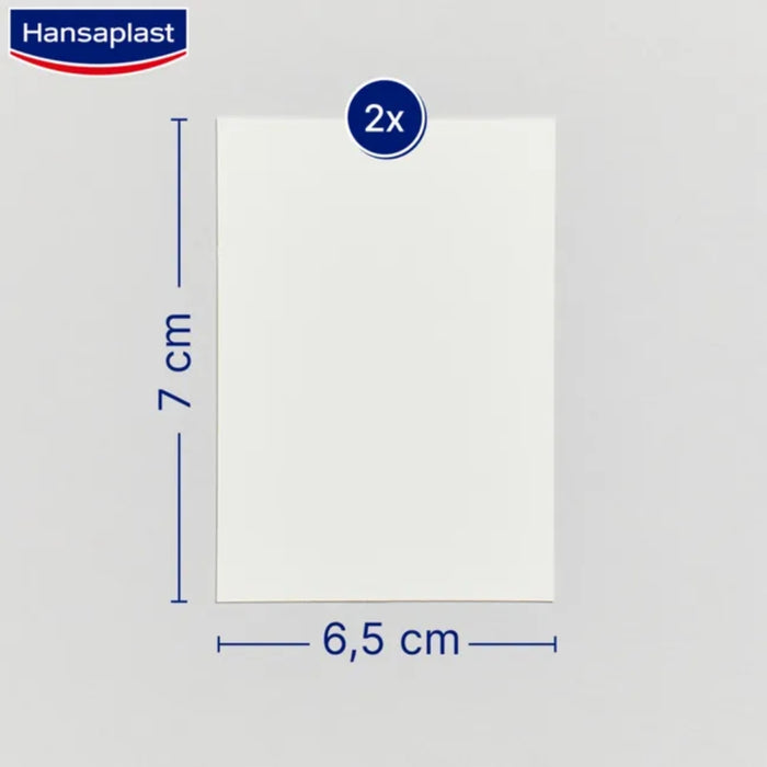 HANSAPLAST Druckstopp Pflaster schützt als durchsichtiges Polster vor Reibung und beugt Blasen und Druckstellen vor, 2 pcs. Patch