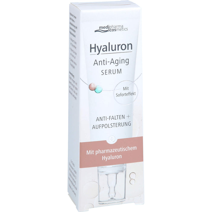 Medipharma Cosmetics Hyaluron Anti-Aging Serum Anti-Falten und Aufpolsterung, 30 ml Gel