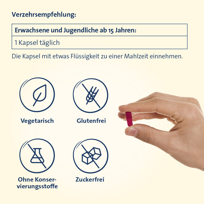 Vitamin D3 Hevert 2000 IE Immun Aktiv, 30 pc Capsules