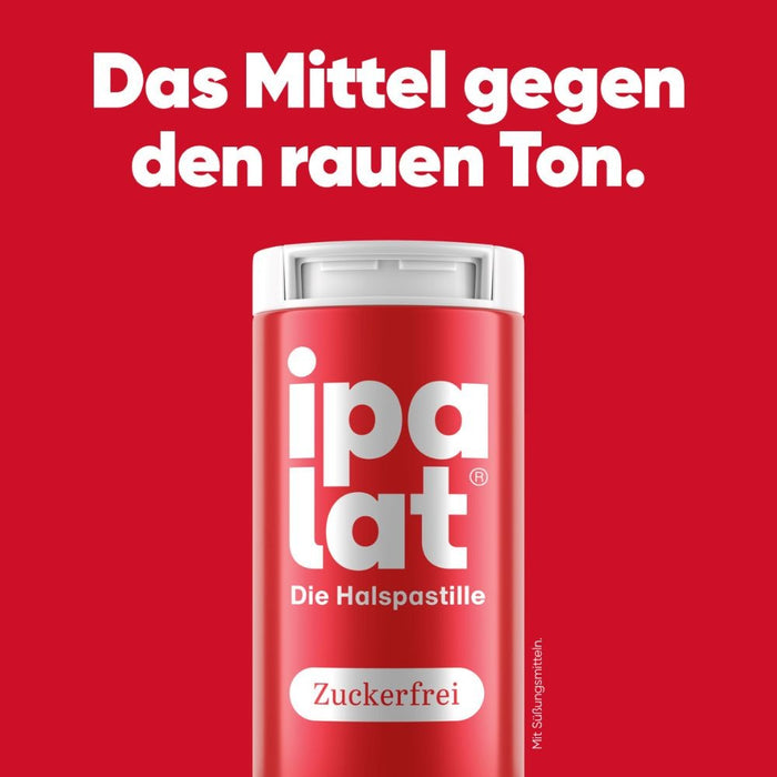 ipalat Die Halspastille Zuckerfrei: Naturkraft bewährt bei Heiserkeit & Hustenreiz, 40 pc Pastilles