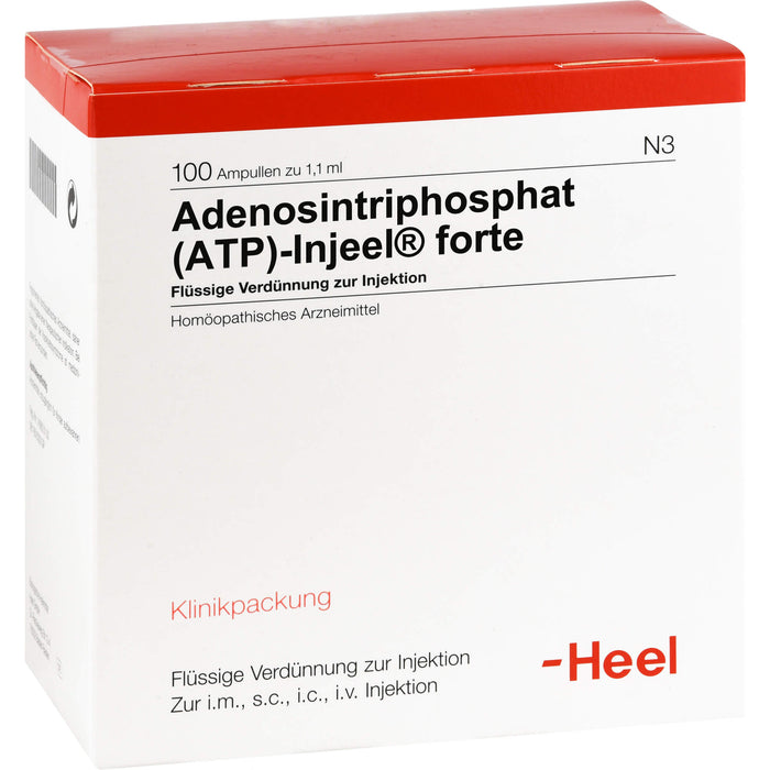 Heel Adenosintriphosphat (ATP) Injeel forte flüssige Verdünnung, 100 pcs. Ampoules