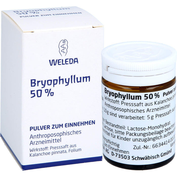 WELEDA Bryophyllum 50 % Pulver, 20 g Poudre