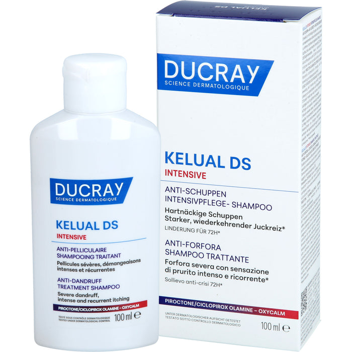 DUCRAY KELUAL DS Intensive Anti-Schuppen Intensivpflege-Shampoo, 100 ml Shampoo
