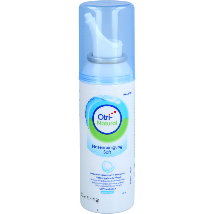 OtriNatural Nasenreinigung Soft isotones Meerwasser Nasenspray, 100 ml Solution