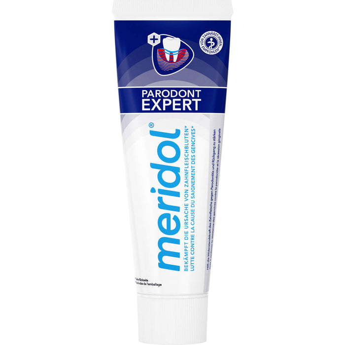 Meridol Parodont-Expert Zahnpasta bei Parodontitis und Zahnfleischrückgang, 75 ml Zahncreme