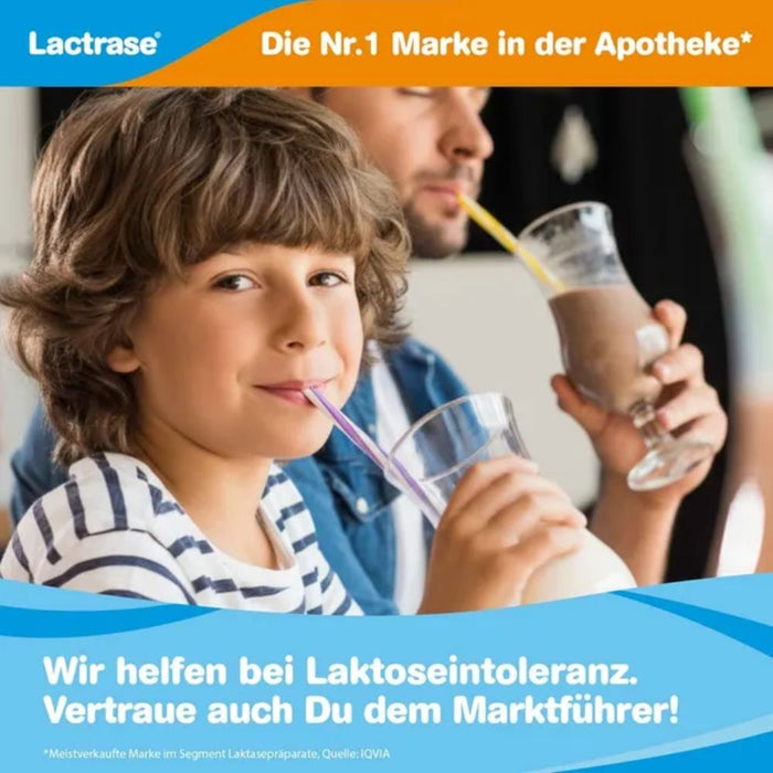Lactrase 6000 FCC Einheiten Tabletten bei Lactose-Intoleranz Doppelpack, 240 St. Tabletten
