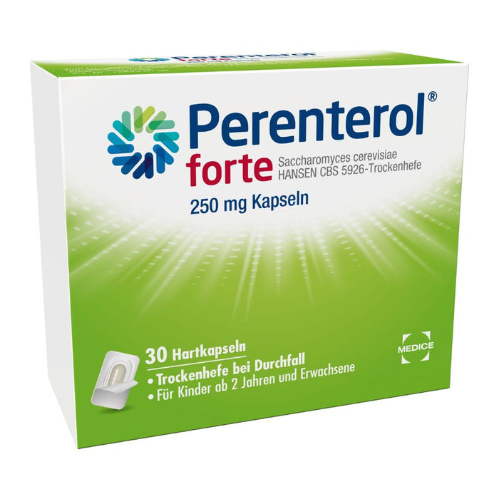 Perenterol forte 250 mg Kapseln bei akutem Durchfall, 30 pc Capsules