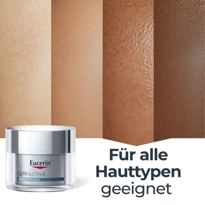 Eucerin Q10 Active Anti-Falten Nachtpflege Creme, 50 ml Cream