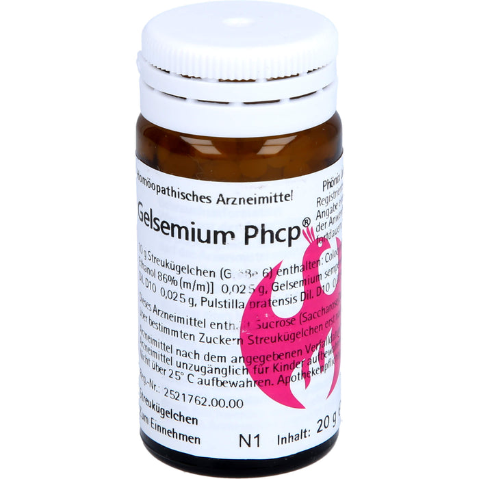 PHÖNIX Gelsemium Phcp Globuli, 20 g Globuli