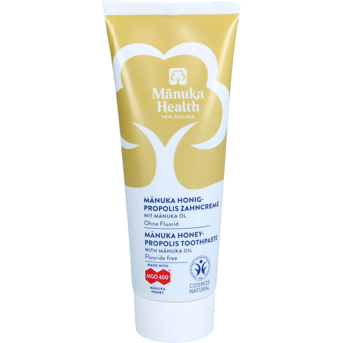 Manuka Health Manuka Honig-Propolis Zahncreme ohne Fluorid, 75 ml Toothpaste