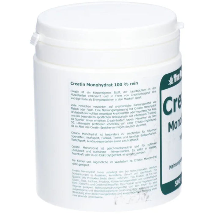 The Nutri Store Creatin Monohydrat 100% rein Pulver, 500 g Powder