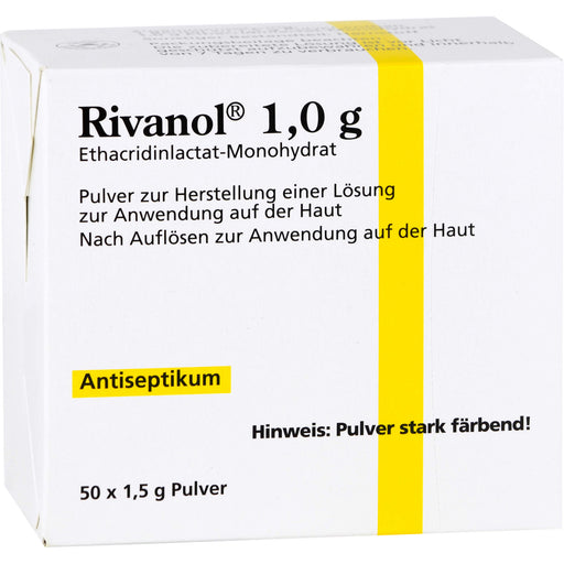 Rivanol 1,0 g Pulver Antiseptikum, 50 St. Beutel