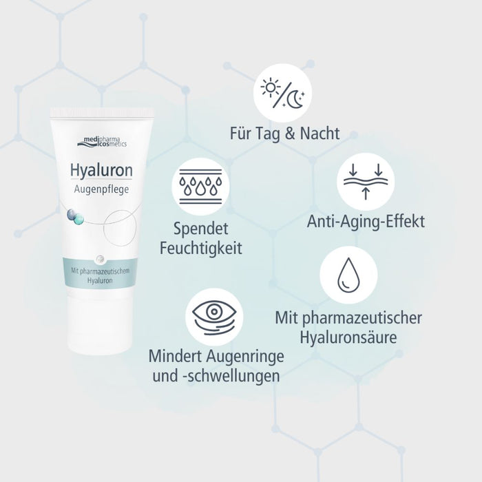 Hyaluron Augenpflege, 15 ml Crème