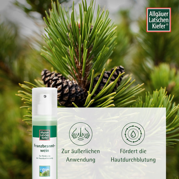 Allgäuer Latschenkiefer Franzbranntwein, 125 ml Solution