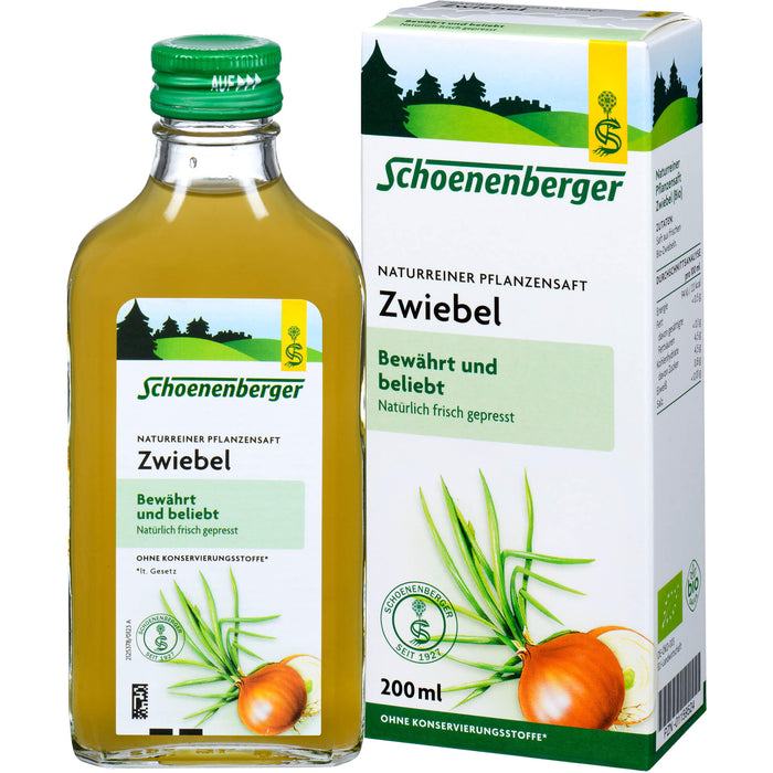 Schoenenberger Naturreiner Pflanzensaft Zwiebel, 200 ml Solution