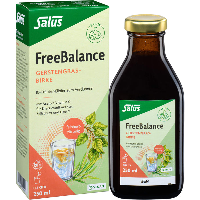 Salus FreeBalance Gerstengras-Birke Elixier bio, 249.9 ml 