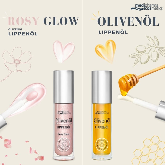 Olivenöl Lippenöl Rosy Glow, 4 ml, 4 ml Oil