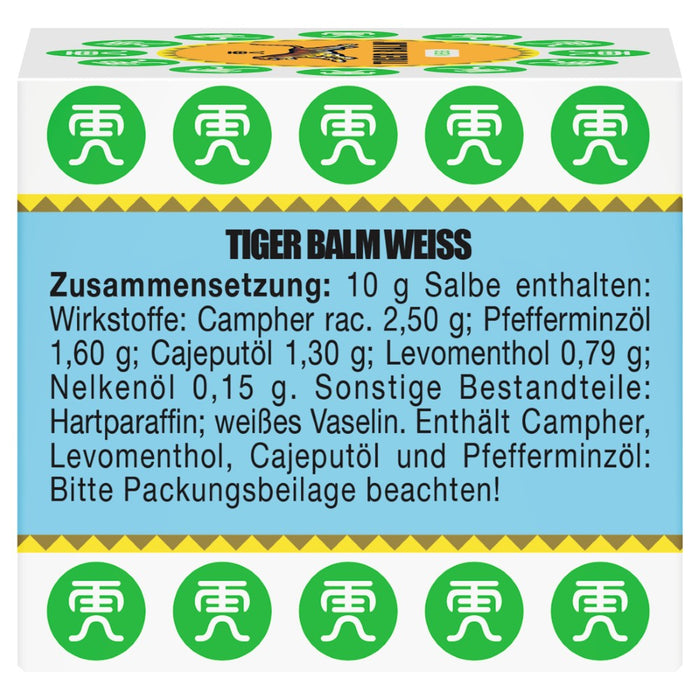 Tiger Balm weiss Salbe, 19.4 g Creme