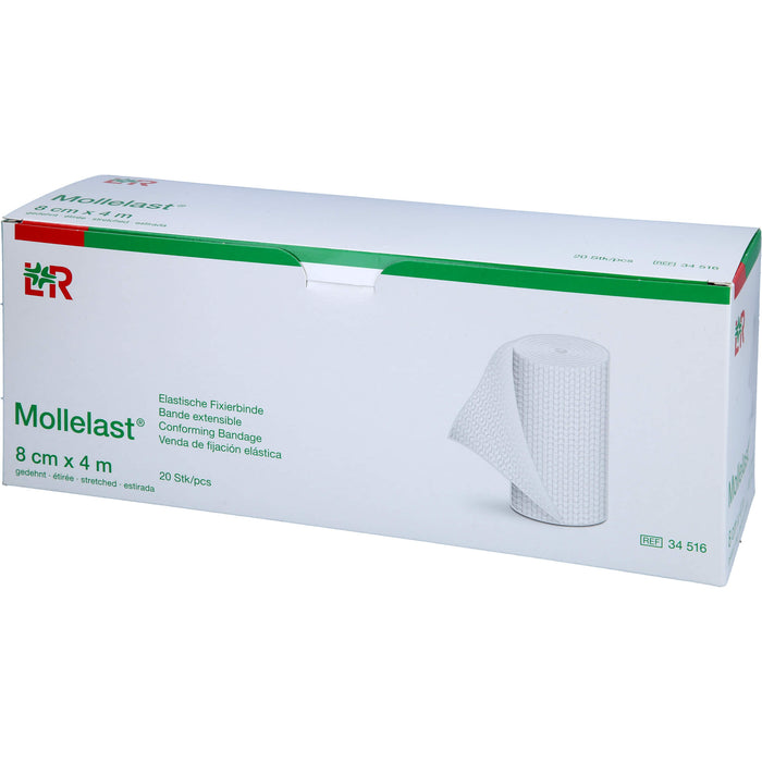 Mollelast elastische Fixierbinde 8 cm x 4 m, 20 pc Bandage