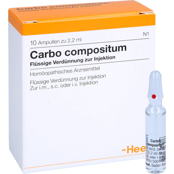 Heel Carbo compositum flüssige Verdünnung, 10 St. Ampullen