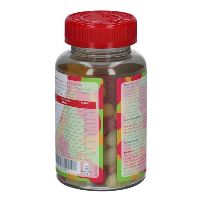 YaYa Beans Multivitamin + Zink + Jod Kaudragees, 90 pcs. 