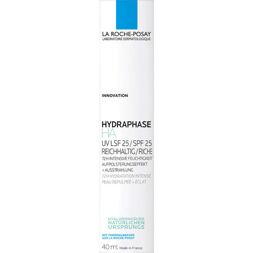 La Roche-Posay Hydraphase HA UV reichhaltige Tagescreme mit LSF 25, 40 ml Creme
