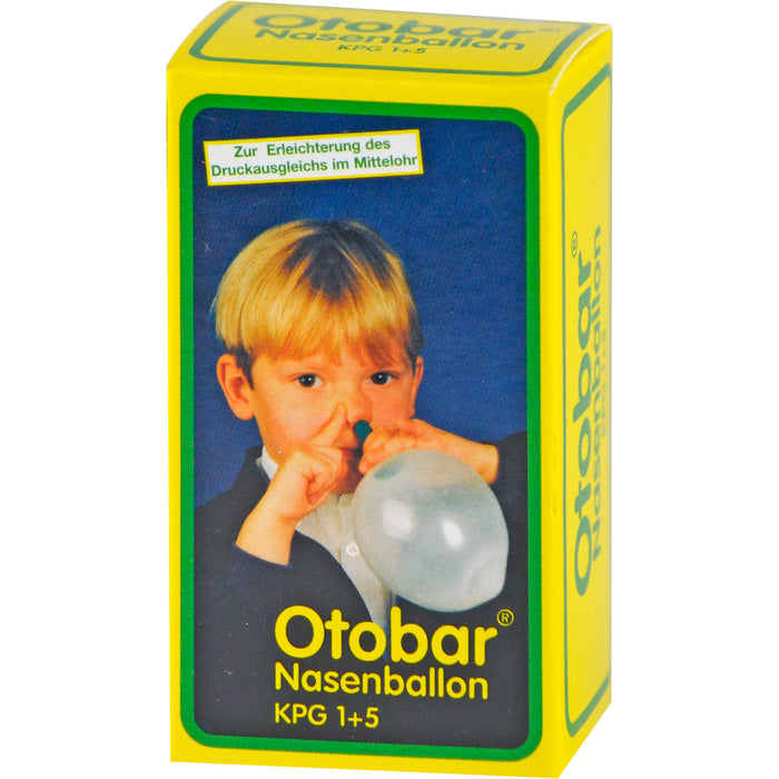 Otobar Nasenballon für den Druckausgleich im Mittelohr, 1 pc Paquet combiné