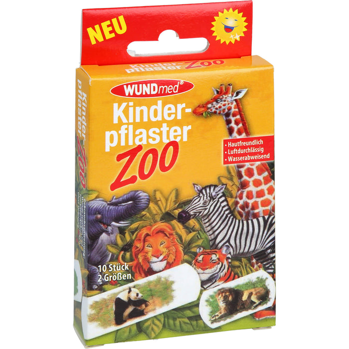 WUNDmed Kinderpflaster Zoo 2 Größen, 10 pcs. Patch
