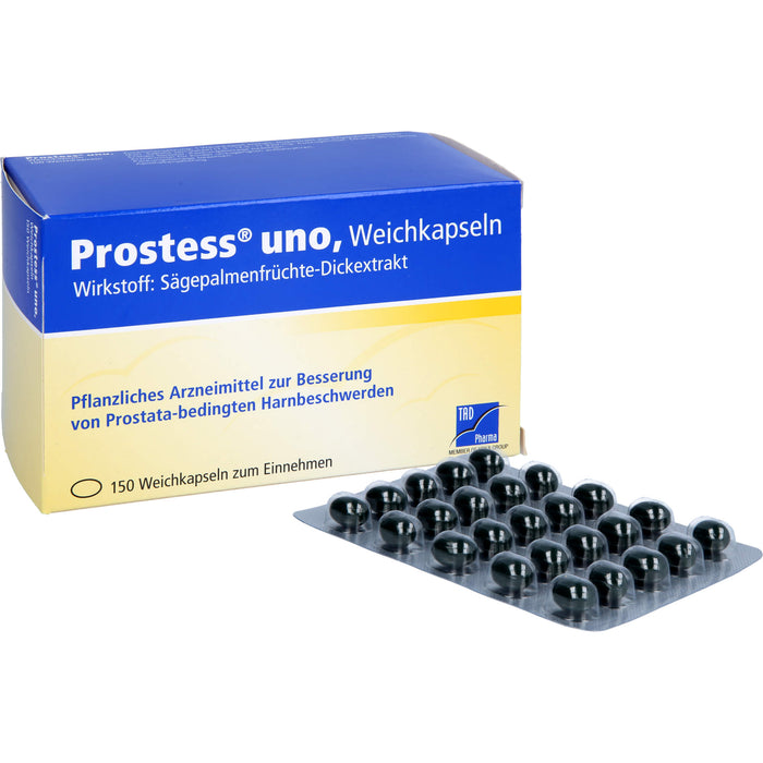 Prostess uno Weichkapseln bei prostatabedingten Harnbeschwerden, 150 pc Capsules