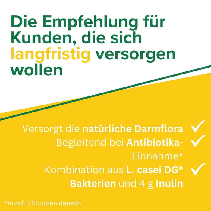 Enterolactis Duo - natürliche Versorgung der Darmflora und des Darmmikrobioms mit L. Casei DG & Inulin - laktosefrei & glutenfrei, 20 pcs. Sachets