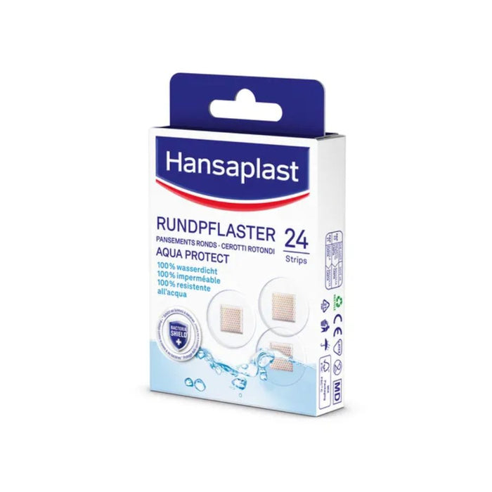 Hansaplast Aqua Protect Rundpflaster 100% wasserdicht, 24 pcs. Patch