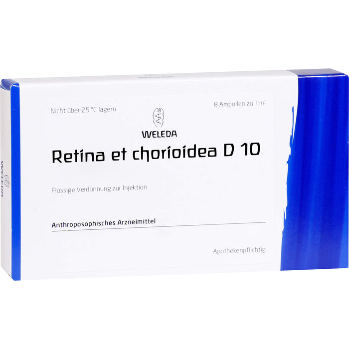Retina et chorioidea D10 Weleda Amp., 8X1 ml AMP