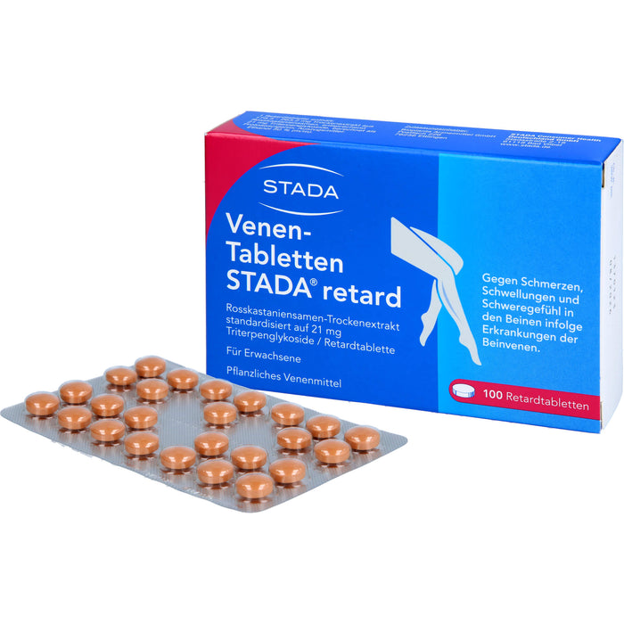 Venen-Tabletten STADA  retard, Retardtabletten, 100 pc Tablettes