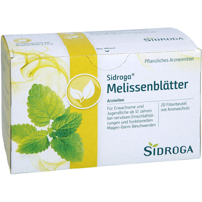 Sidroga Melissenblätter Heilpflanzentee, 20 pcs. Filter bag