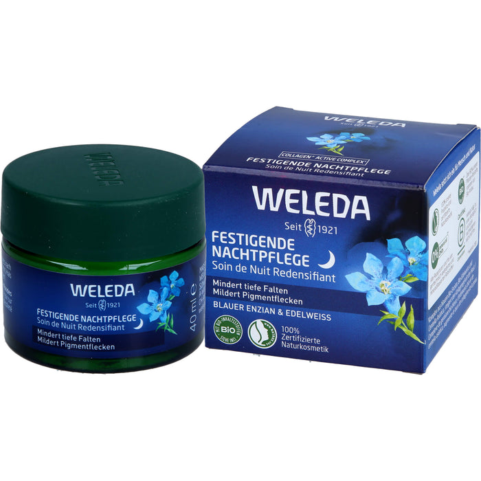 WELEDA festigende Nachtpflege mindert tiefe Falten und Pigmentflecken, 40 ml Creme