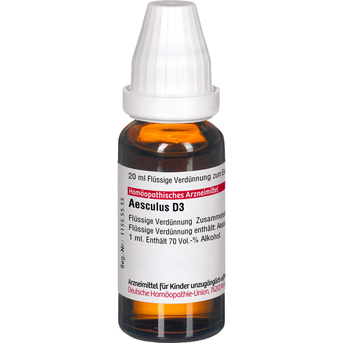 DHU Aesculus D3 Dilution, 20 ml Solution