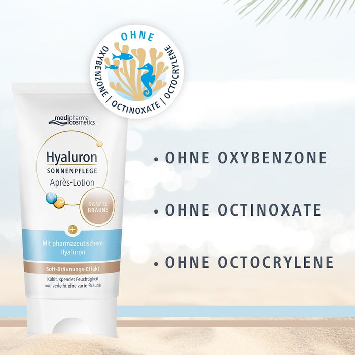 medipharma comestics Hyaluron Sonnenpflege Apres-Lotion sanfte Bräune, 150 ml Solution