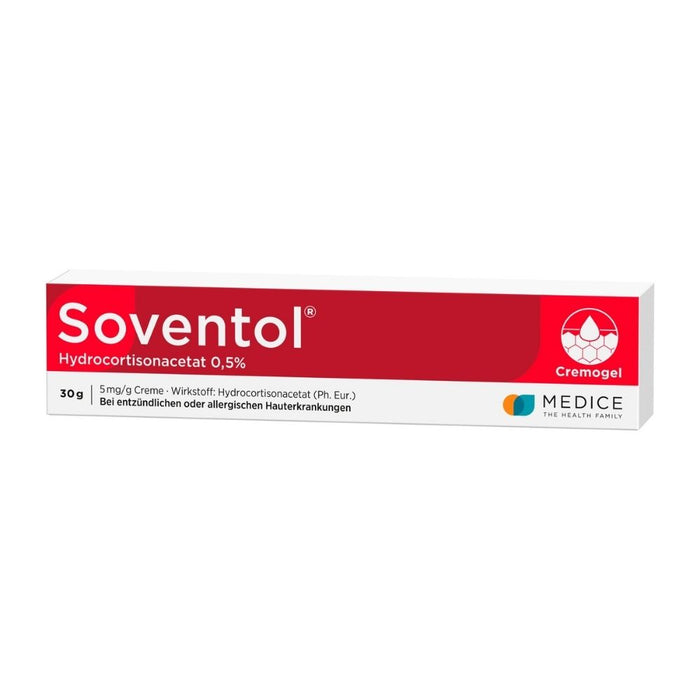 Soventol Hydrocortacetat 0,5 % Creme, 30 g Creme