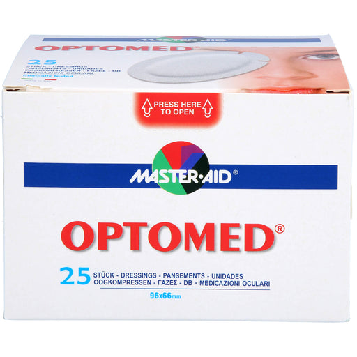 OPTOMED Augenkompresse selbstklebend steril, 25 St KOM