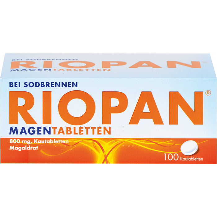 RIOPAN  Magen Tabletten, 800 mg Kautabletten, 100 pc Tablettes