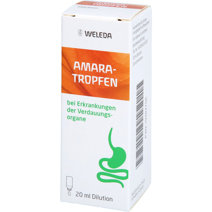 WELEDA Amara-Tropfen bei Erkrankungen der Verdauungsorgane, 20 ml Lösung